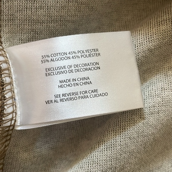 Gap quarter zip pullover, men’s xxl, tan color - Picture 5 of 6